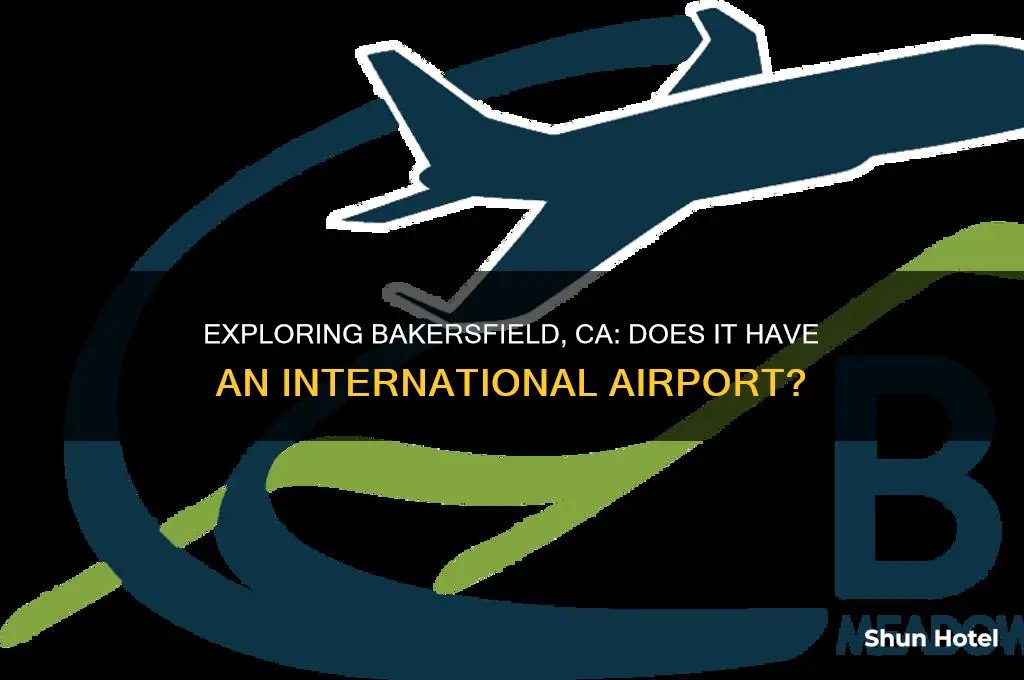 does bakersfield ca have an international airport