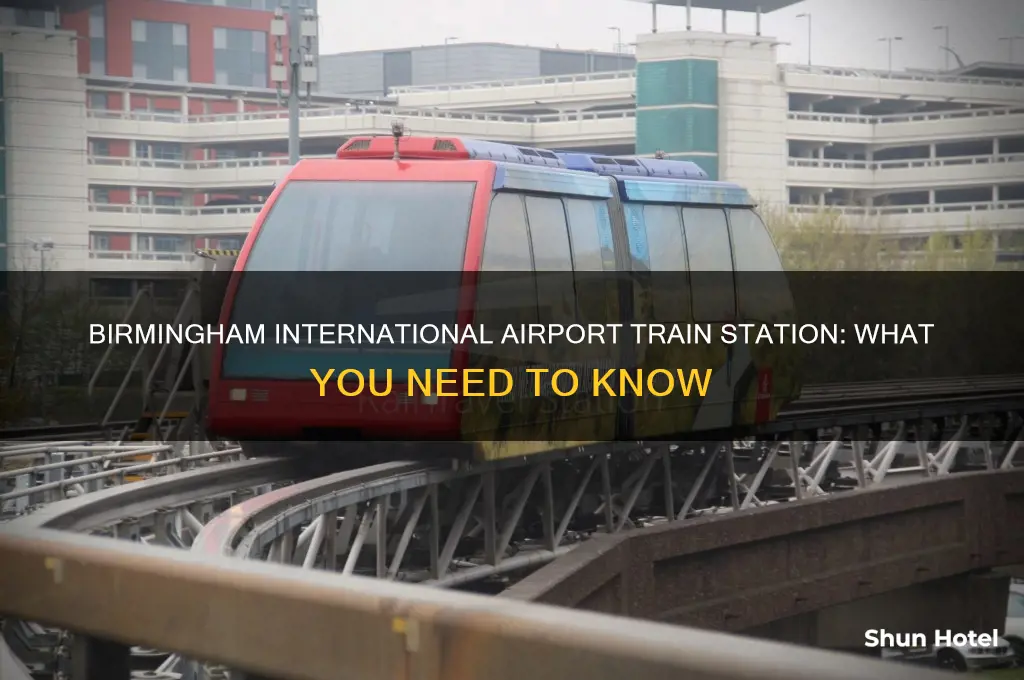 does birmingham international airport have a train station
