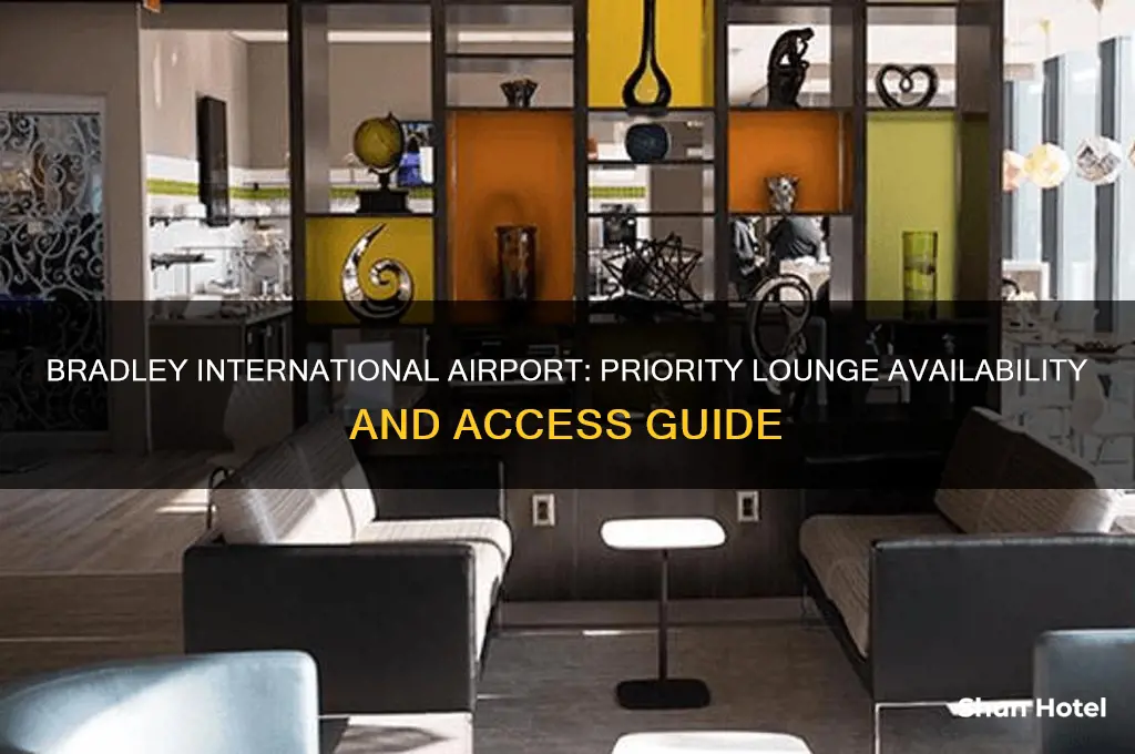 does bradley international airport have a priority lounge
