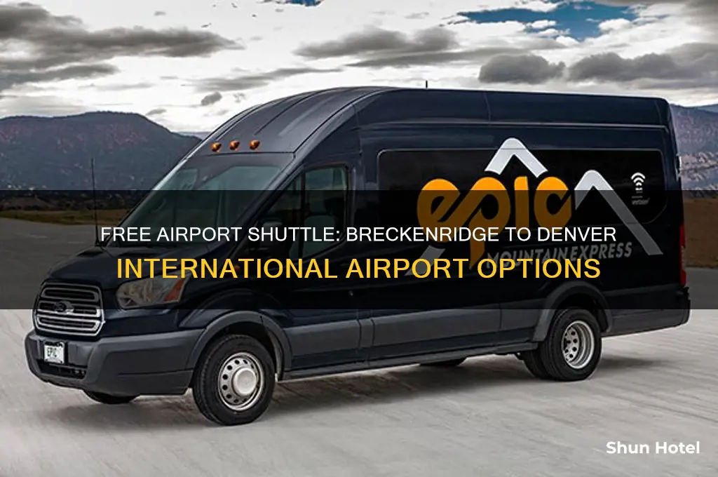 does breckenridge have free transportation from denver international airport