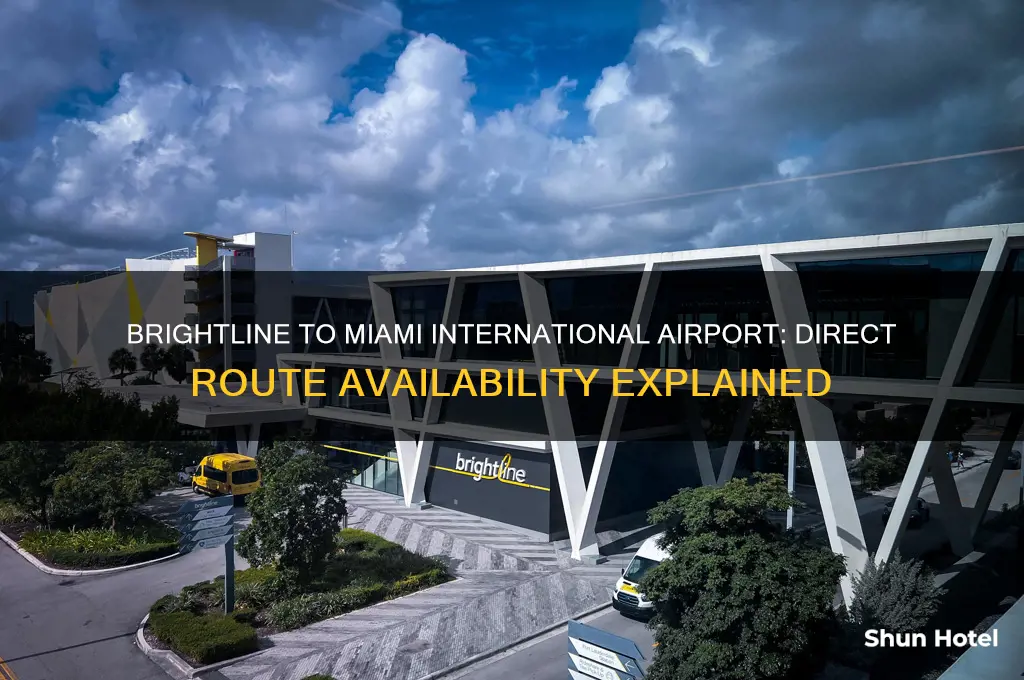 does brightline go to miami international airport