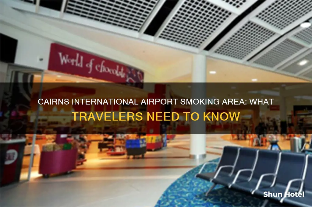does cairns international airport have a smoking area