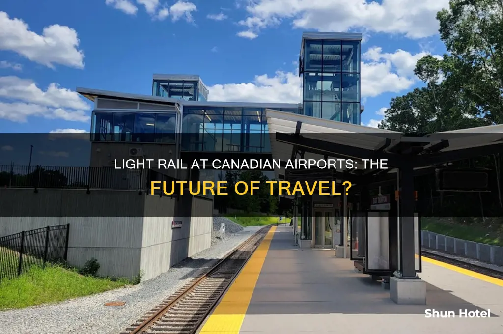 does canada airport have a light rail