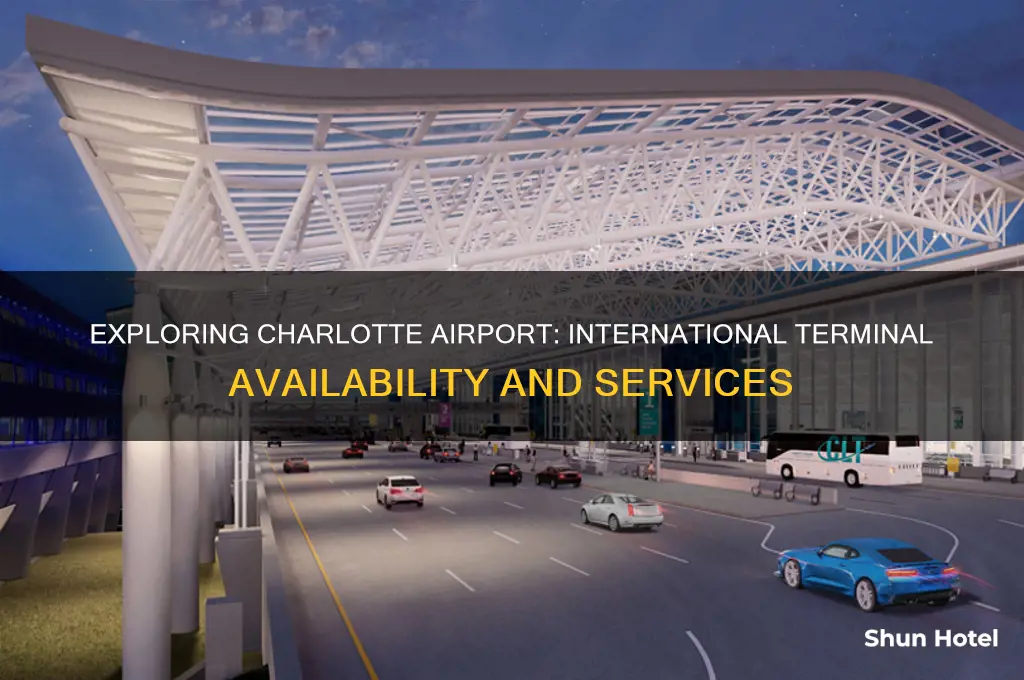 does charlotte airport have an international terminal
