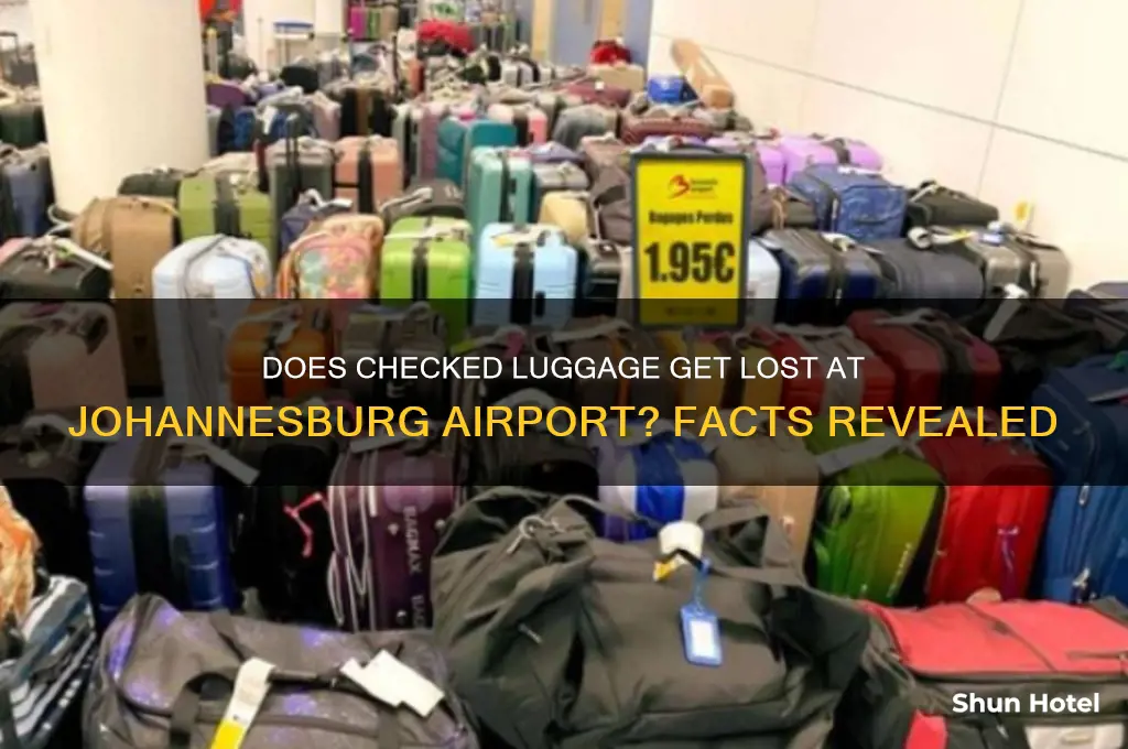 does check through luggage get lost at johannesburg airport