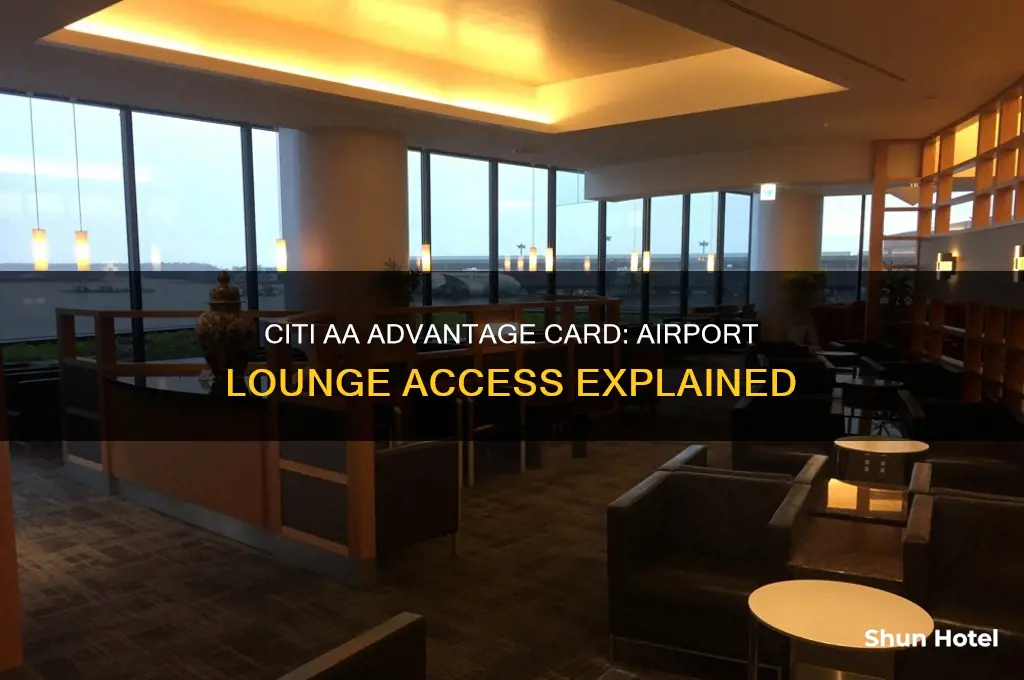 does citi aa advantage card get you into airport lounges