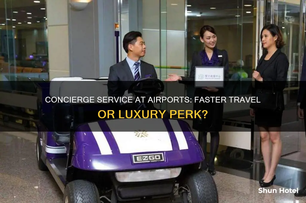 does concierge service at airport get you through faster
