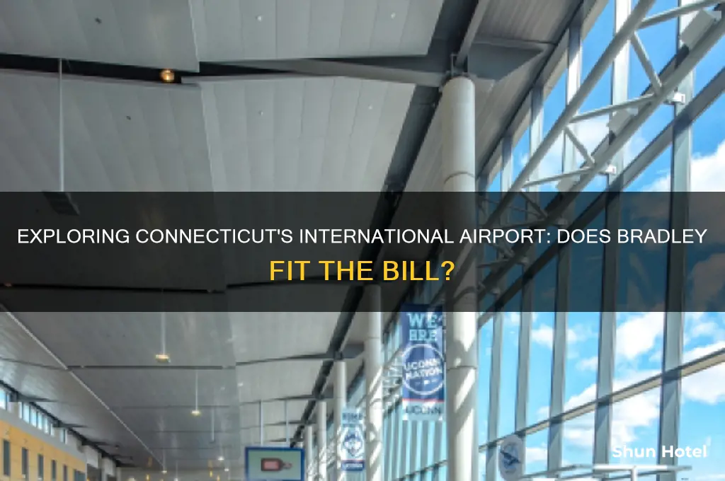 does connecticut have an international airport