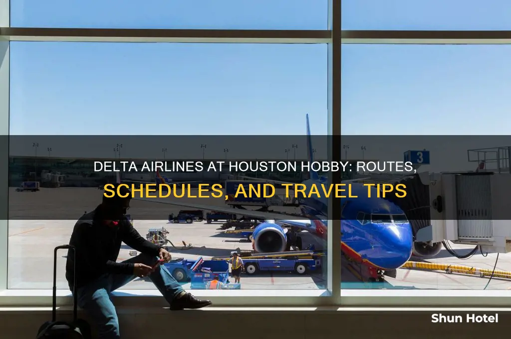 does delta airlines fly into houston hobby airport