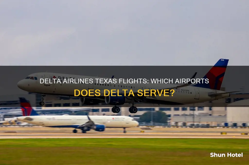 does delta airlines fly to texas airports