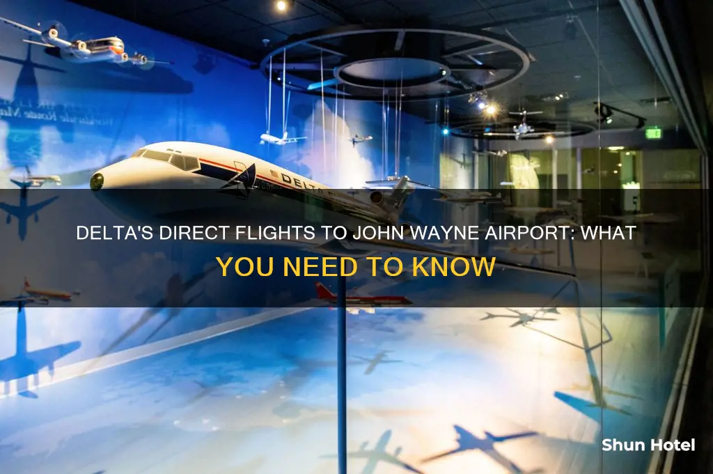 does delta fly directly to john wayne airport