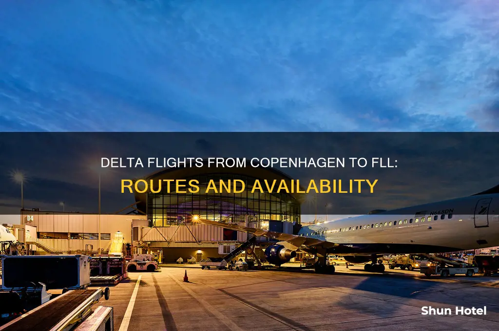 does delta fly from copenhagen denmark to fll airport