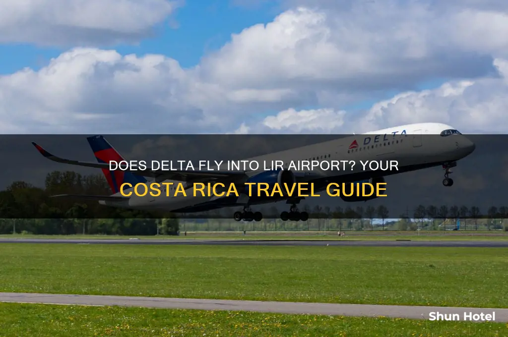 does delta fly into lir airport