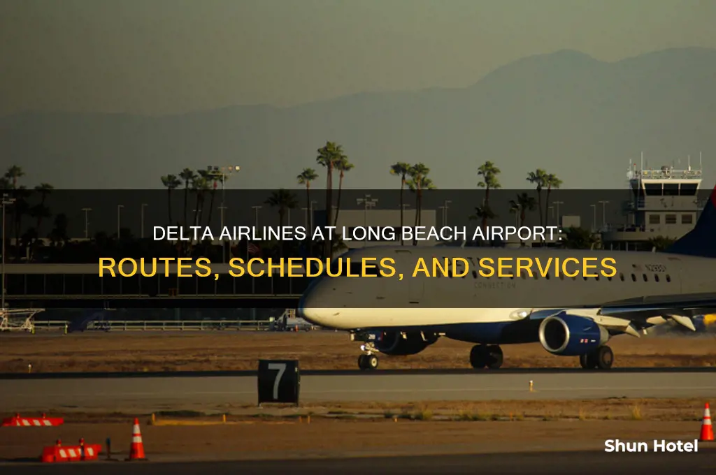does delta fly into long beach airport
