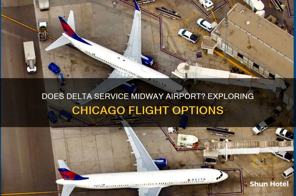 does delta fly into midway airport