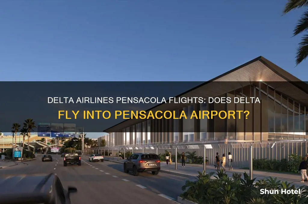 does delta fly into pensecola airport