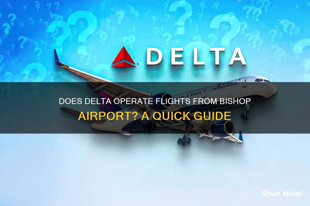 does delta fly out of bishop airport