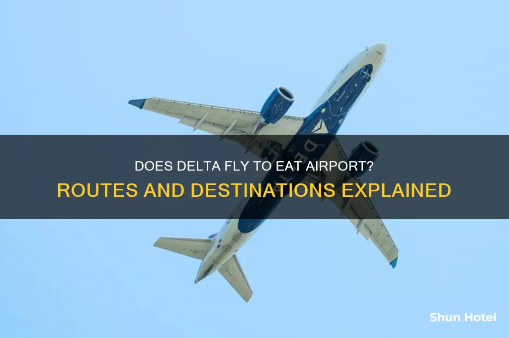 does delta fly to eat airport