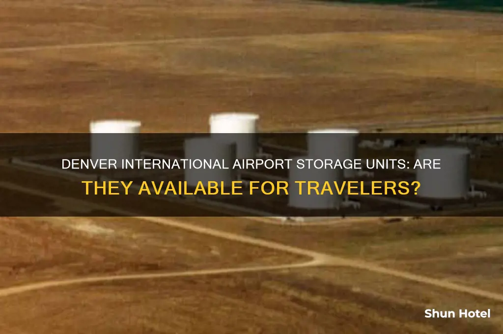 does denver international airport have storage units