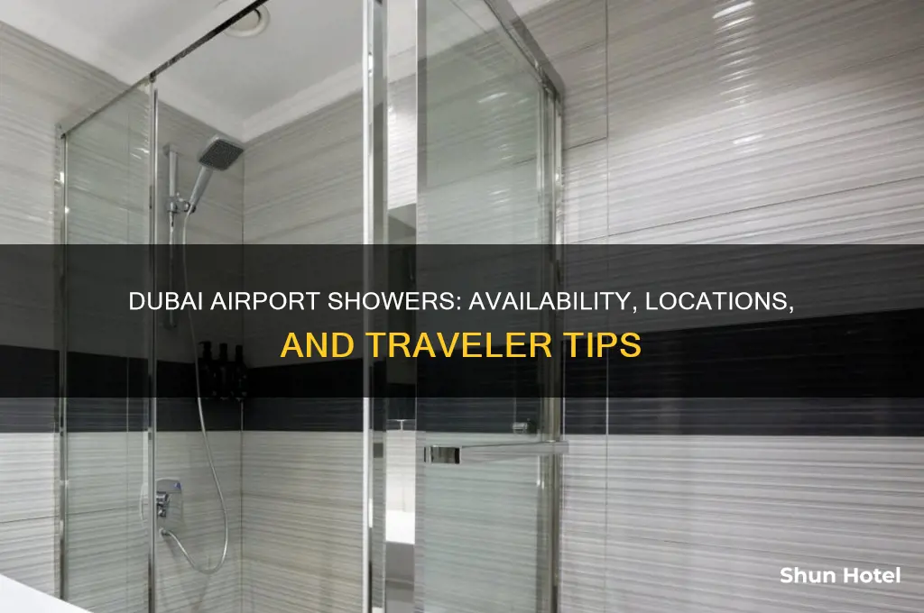 does dubai international airport have showers