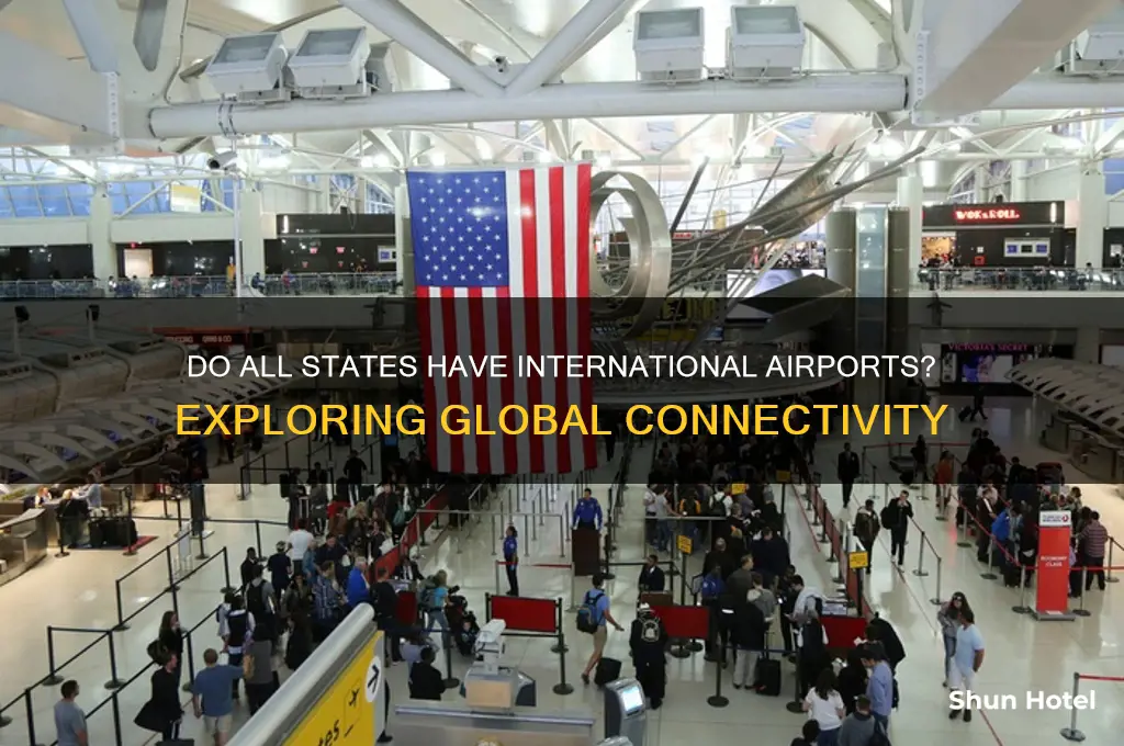 does every state have an international airport