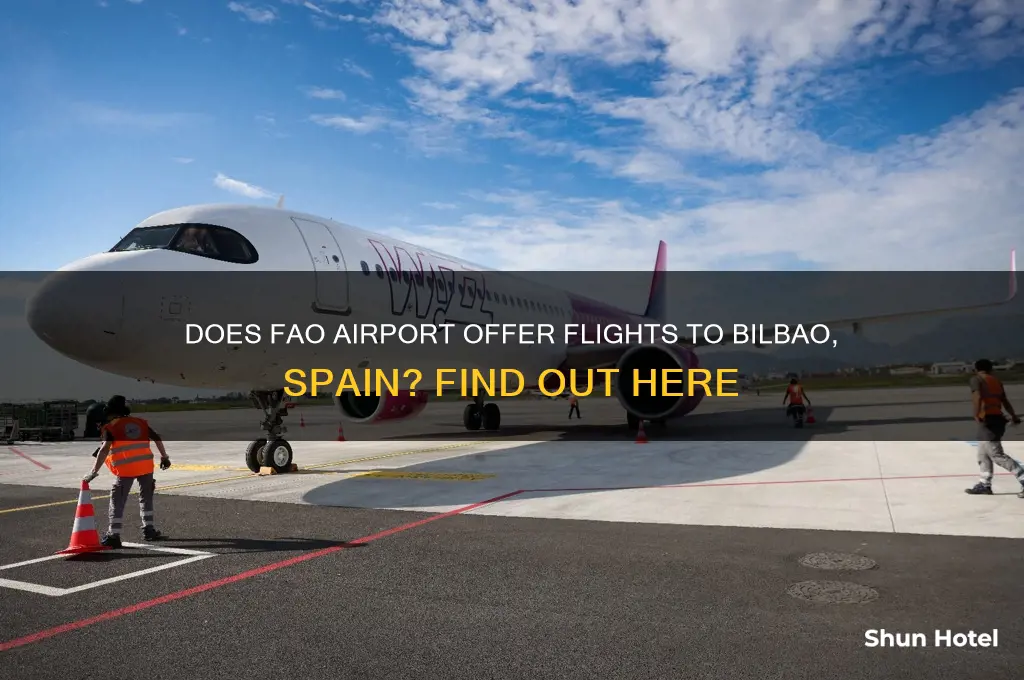 does fao airport fly to bilboa spain