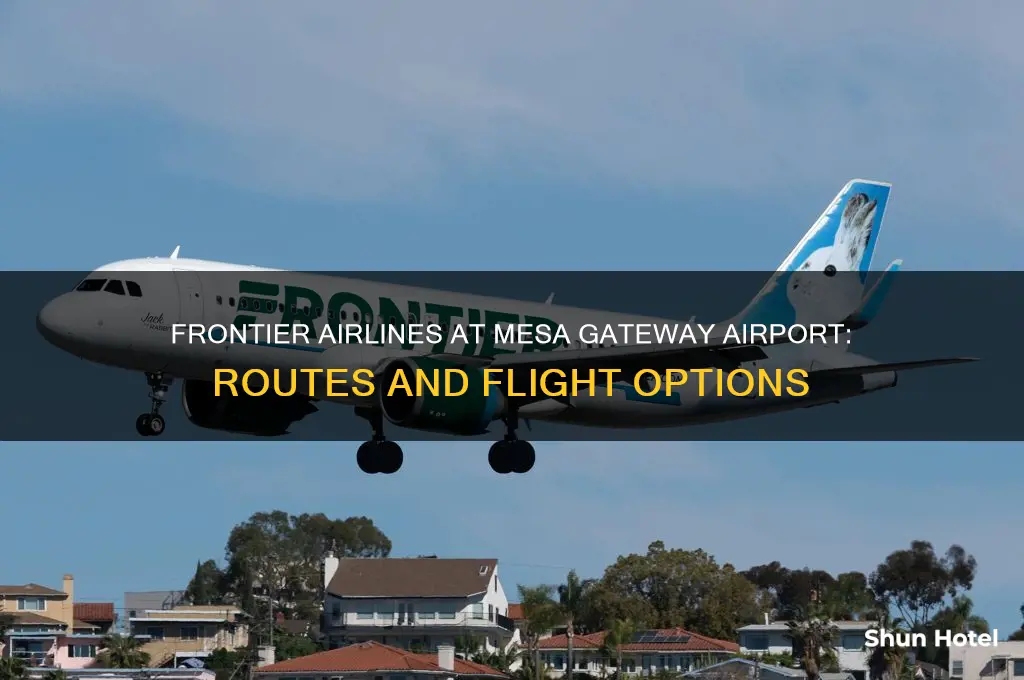does frontier airlines fly out of mesa gateway airport