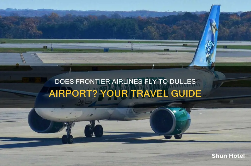 does frontier airlines fly to dulles airport