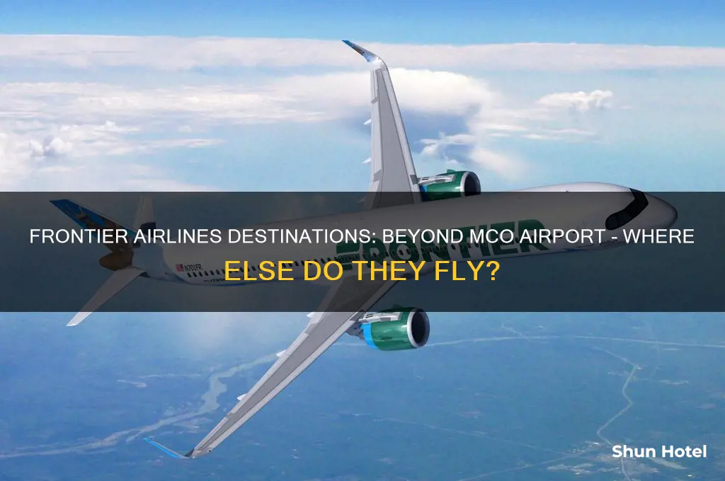 does frontier fly anywhere other than mco airport