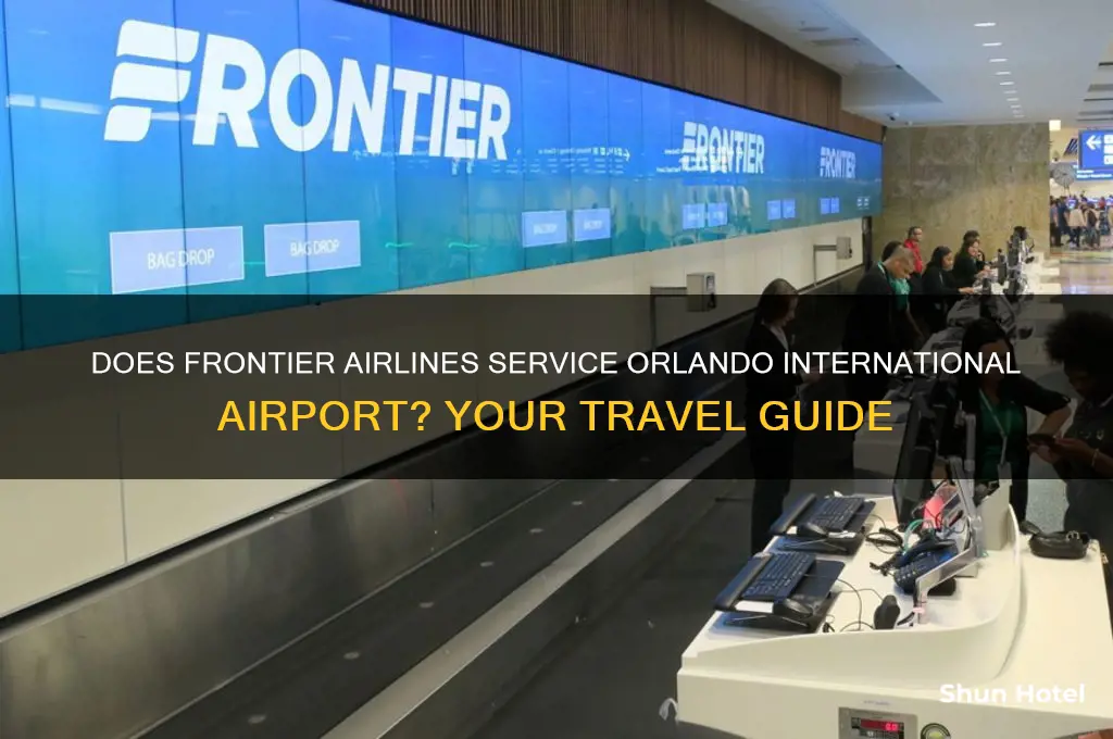 does frontier fly into orlando international airport