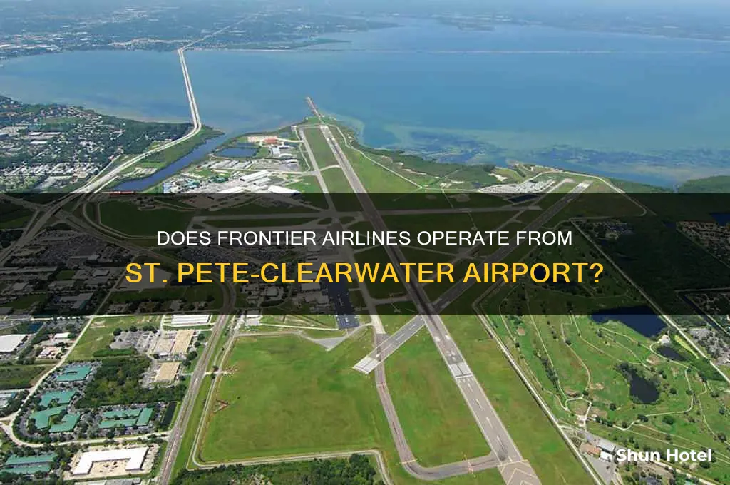 does frontier fly out of st pete clearwater airport