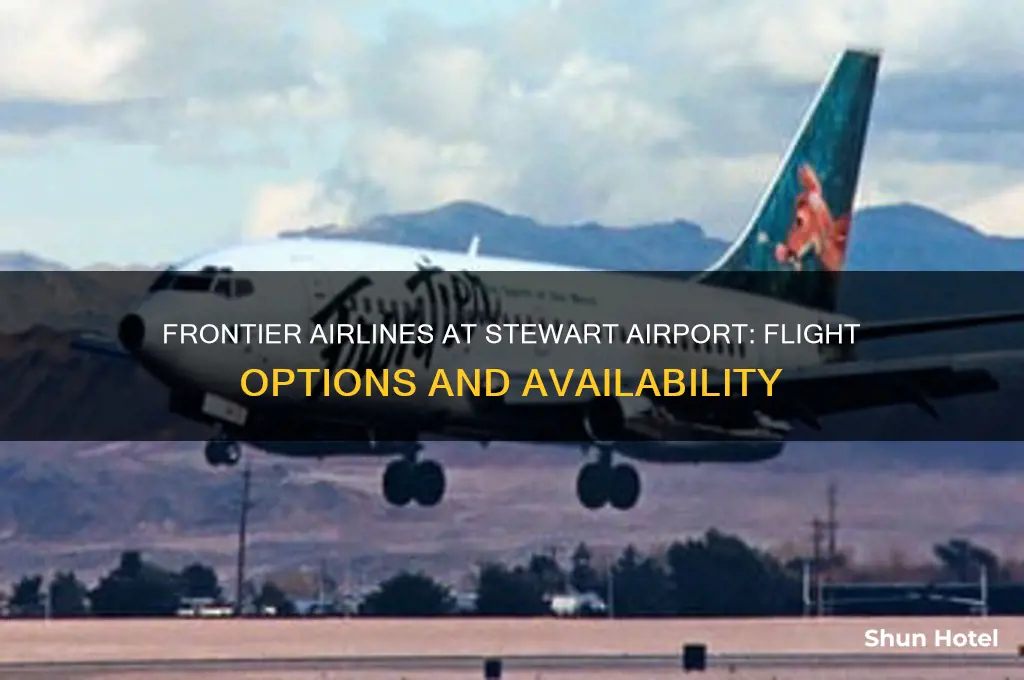does frontier fly out of stewart airport