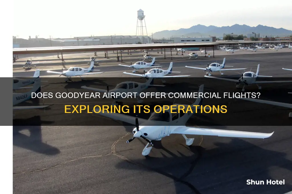 does goodyear airport fly commercial