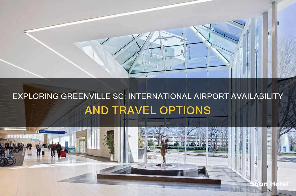 does greenville sc have an international airport