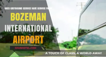Greyhound Service from Bozeman International Airport: Availability and Options