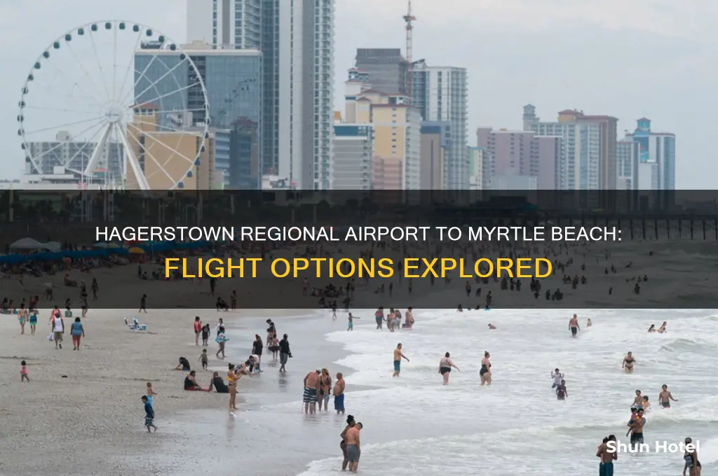 does hagerstown regional airport fly to myrtle beach