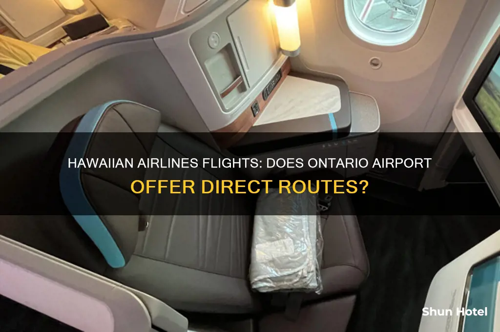 does hawaiian airlines fly from ontario airport