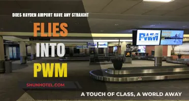 Hayden Airport to PWM: Are There Direct Flights Available?