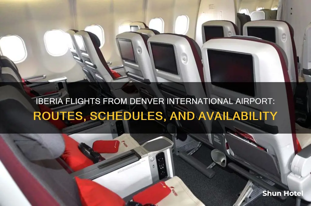 does iberia fligths from denver intern airport