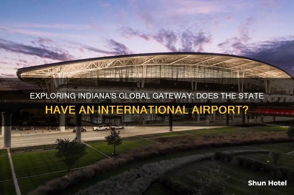 does indiana have an international airport