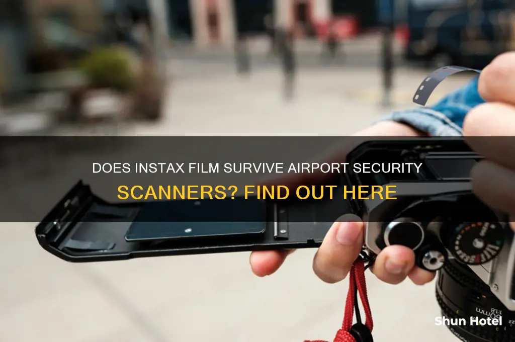 does instax film get ruined in airport security