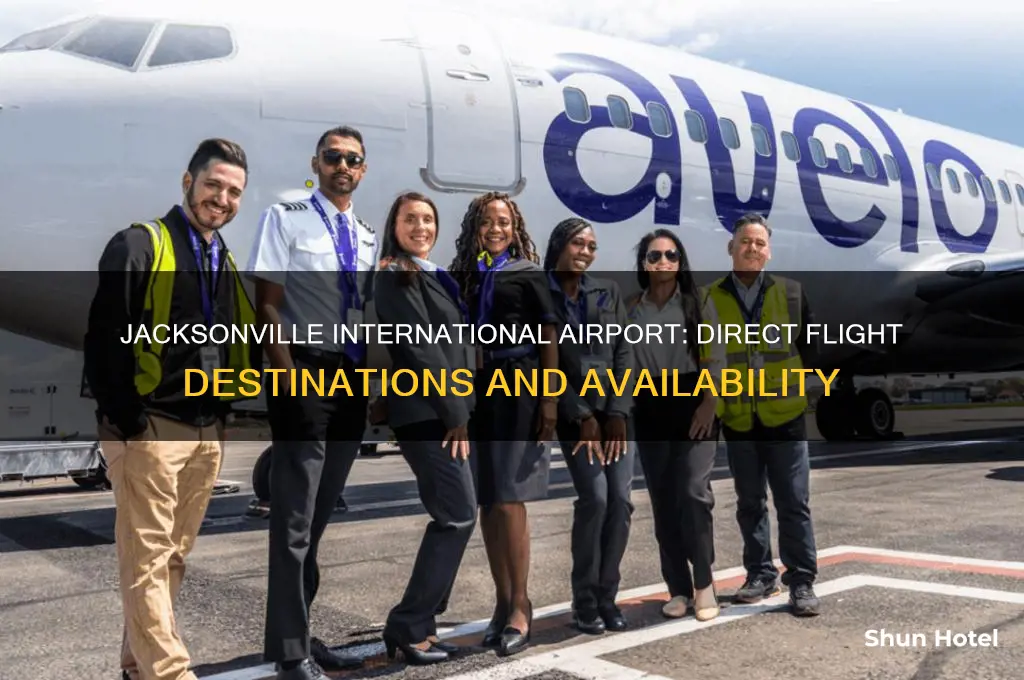 does jacksonville international airport offer direct flights