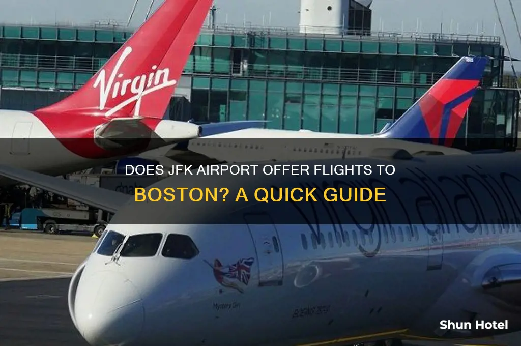 does jfk airport fly to boston