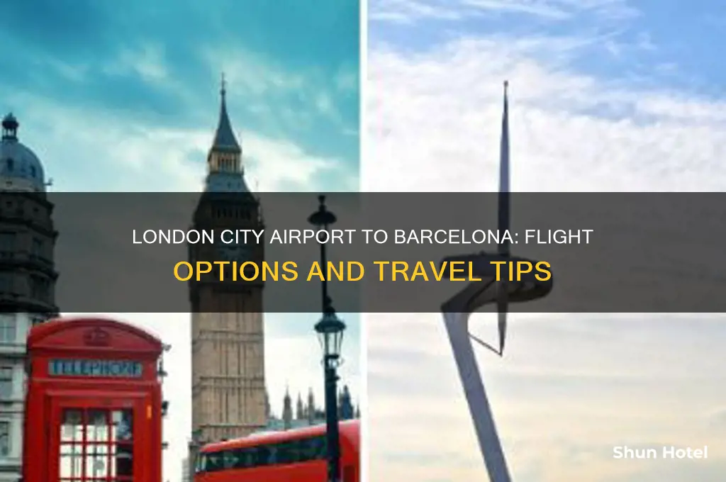 does london city airport fly to barcelona