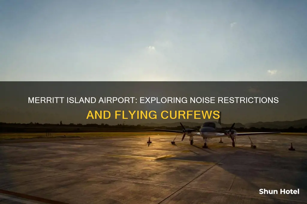 does merritt island airport have a flying curfew