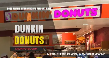 Does Miami International Airport Have a Dunkin' Donuts?