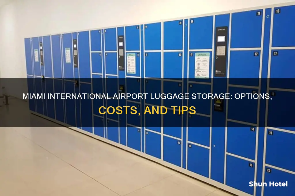 does miami international airport have luggage storage