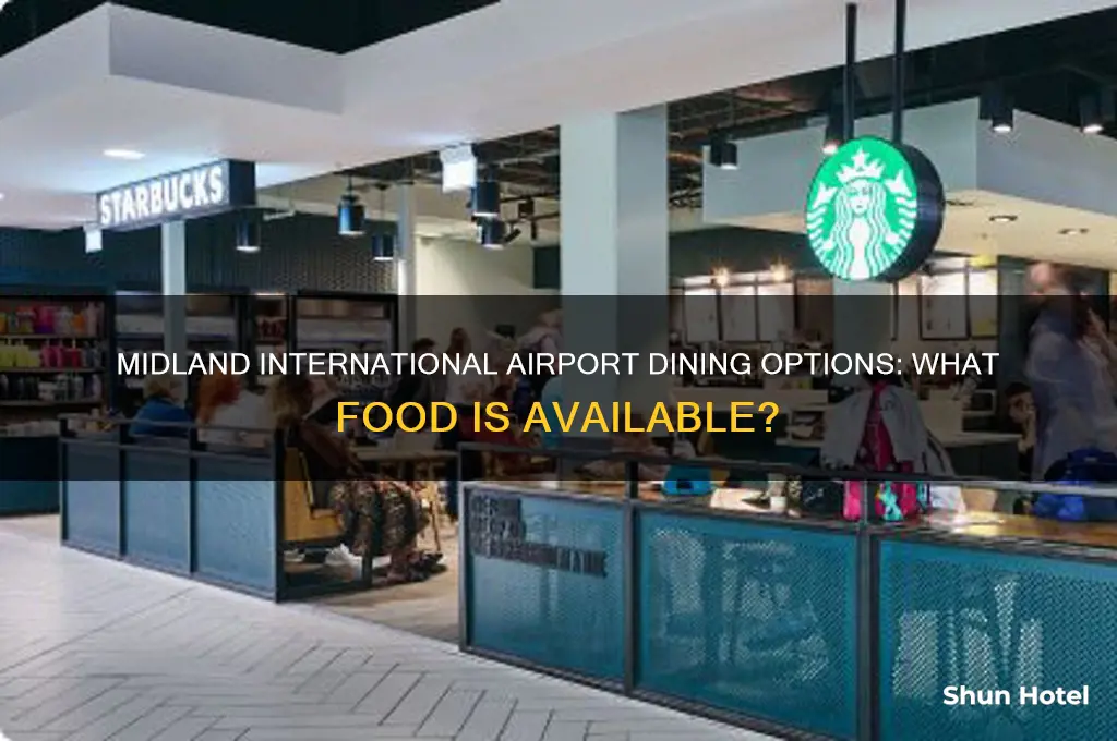 does midland international airport serve food