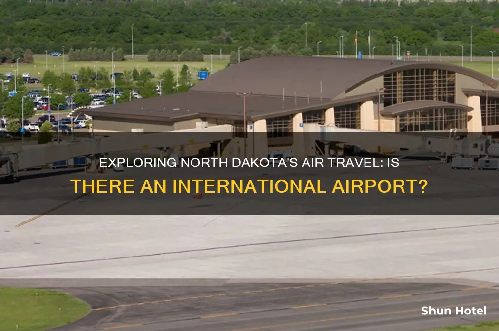 does north dakota have an international airport