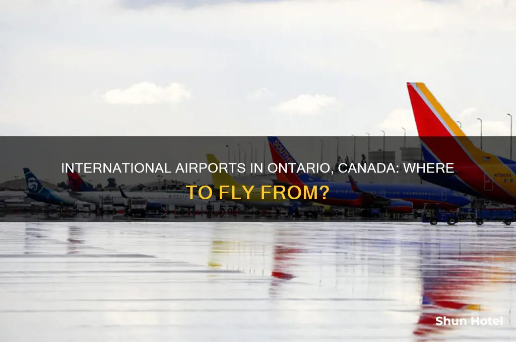 does on ontario canada have an international airport